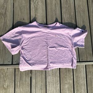 Champion‎ Women's Light Purple Crop Top